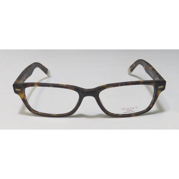 GANT RUGGER GR Gates Rectangular Eyeglass Frames 51-17-140 -Matte Tortoise NEW