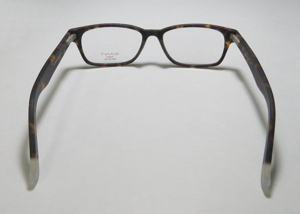 GANT RUGGER GR Gates Rectangular Eyeglass Frames 51-17-140 -Matte Tortoise NEW