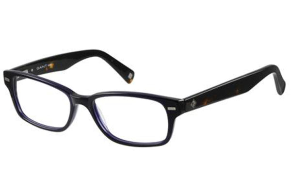 GANT RUGGER GR Gates Rectangular Eyeglass Frames 51-17-140 -Navy Tortoise NEW