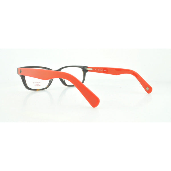 GANT RUGGER GR Gates Rectangular Eyeglass Frames 51-17-140 -Tortoise Orange NEW