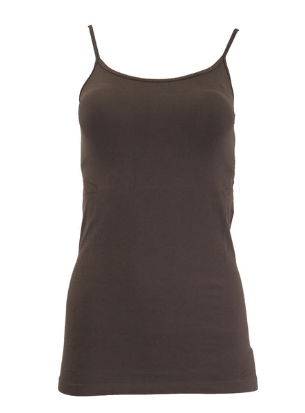 G&C United Knitwear Women's Cami, Chocolate, One Size