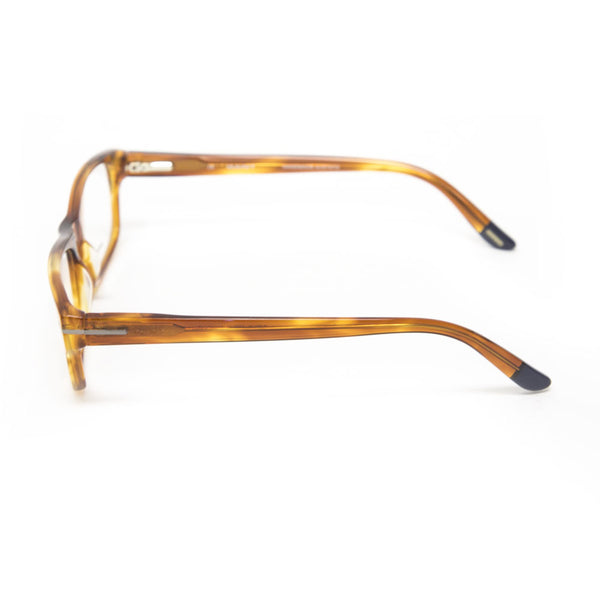 Gant Felix Rectangular Eyeglass Frames 53mm - Amber Horn NEW