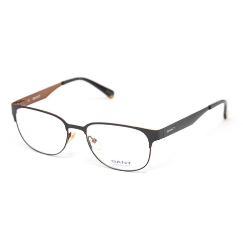 Gant Kline Rectangular Stainless Steel Eyeglass Frames 52mm - Satin Black NEW