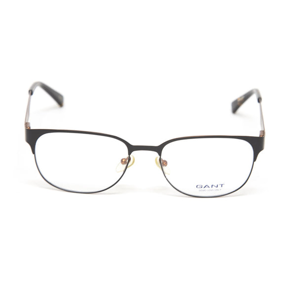 Gant Kline Rectangular Stainless Steel Eyeglass Frames 52mm - Satin Black NEW