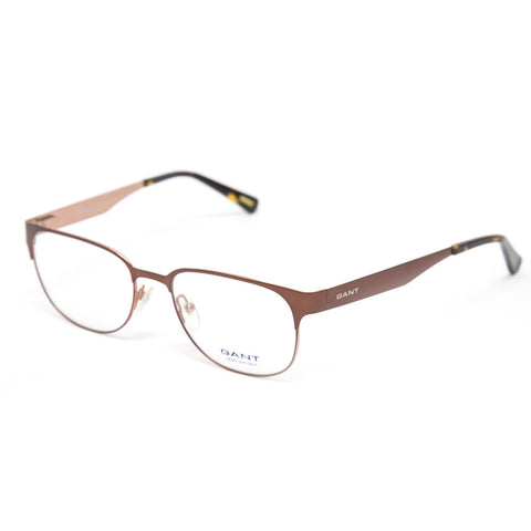 Gant Kline Rectangular Stainless Steel Eyeglass Frames 52mm - Satin Burgundy NEW