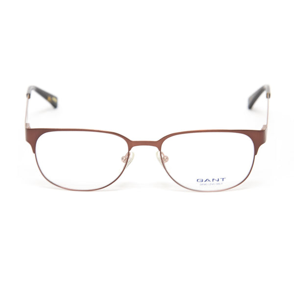 Gant Kline Rectangular Stainless Steel Eyeglass Frames 52mm - Satin Burgundy NEW