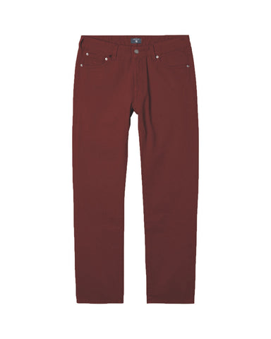 GANT Men's Mahogny Red Soft Twill Tyler Jeans 1001701 Size 34/34 NWT