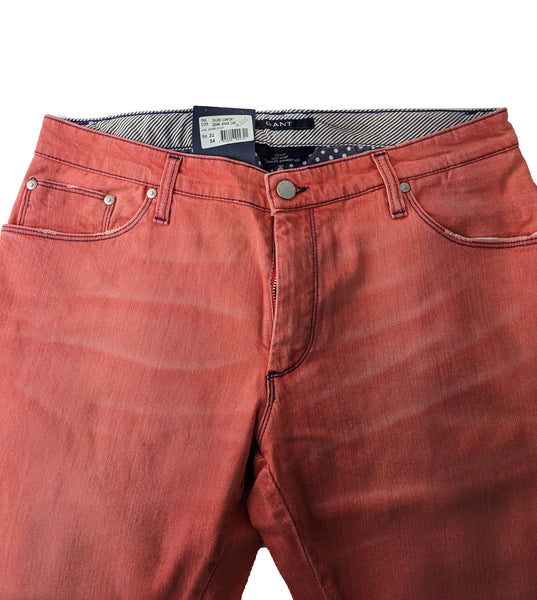 GANT Men's Bubblegum Cruise Comfort Jeans Chip Fit Size 32/34 NWT