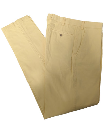 GANT Men's Clouded Yellow Cotton Comfort Pants 1505644 NWT