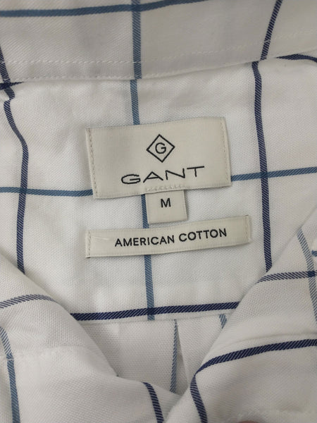 GANT DIAMOND G Men's Royal Oxford Tattersail Fitted BD Shirt 303082 Size M NWT