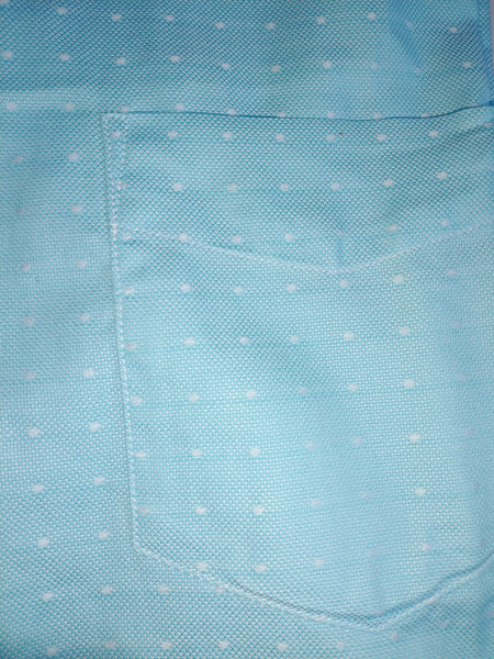 GANT Men's Sage Blue Royal Oxford Dot Spread Collar Shirt 303306 Size M NWT