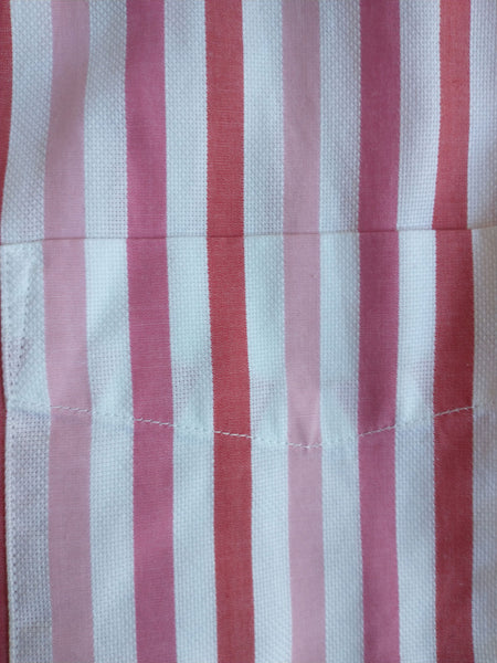 GANT Men's Rich Pink Royal Oxford Stripe Spread Collar Shirt 303326 Size M NWT