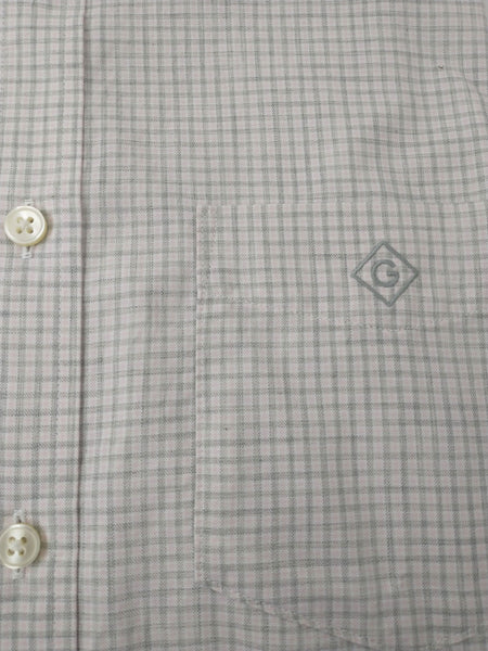 GANT DIAMOND G Men's Blossom Royal Oxford Check Fitted BD 303712 Size M NWT