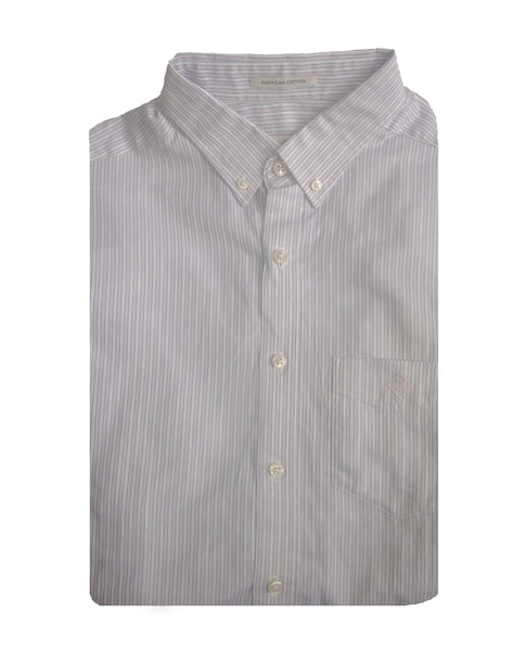 GANT DIAMOND G Men's Royal Oxford Stripe Fitted BD 303722 Size Medium NWT