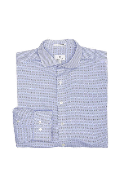 GANT DIAMOND G Men's Royal Oxford Micro Fitted Amalfi 303737 Size M $225 NWT