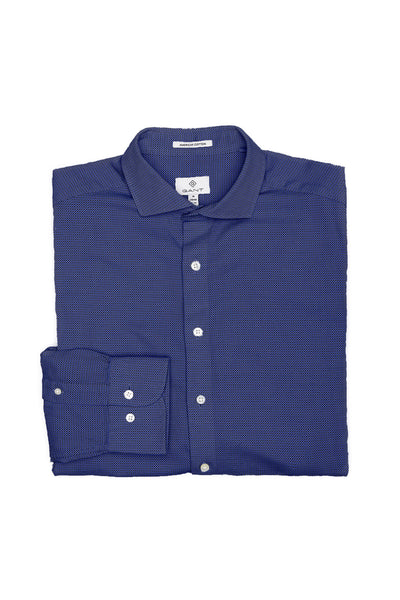 GANT DIAMOND G Men's Royal Oxford Micro Fitted Amalfi 303737 Size M $225 NWT