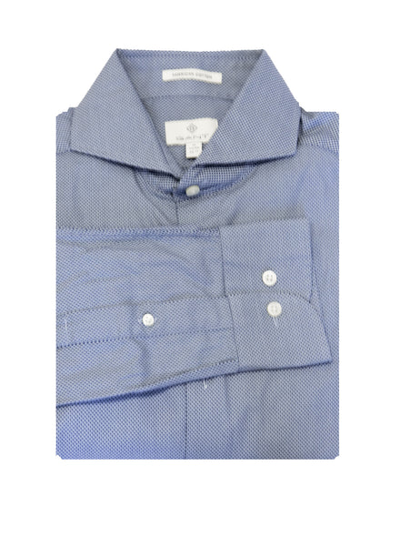 GANT DIAMOND G Men's Micro Dobby Diamond Fitted Amalfi Shirt 303817 $165 NWT