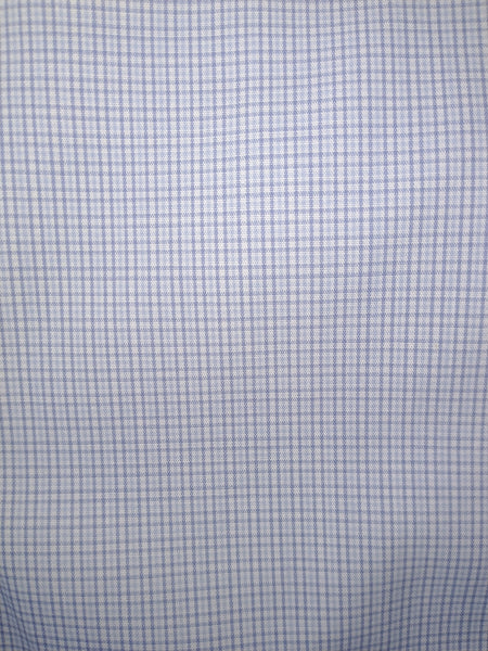 GANT DIAMOND G Men's Sky Check Fitted Spread Collar Shirt 303847 Size 40