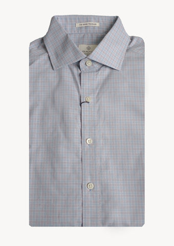 GANT DIAMOND G Men's Hamptons Blue Fitted Stretch Shirt 3050506 Size 40 NWT