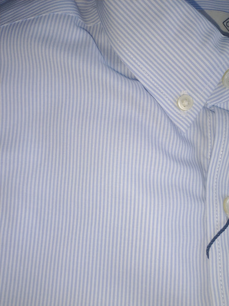 GANT DIAMOND G Men's Blue Fitted Stretch Broadcloth Banker 3050702 Size M NWT