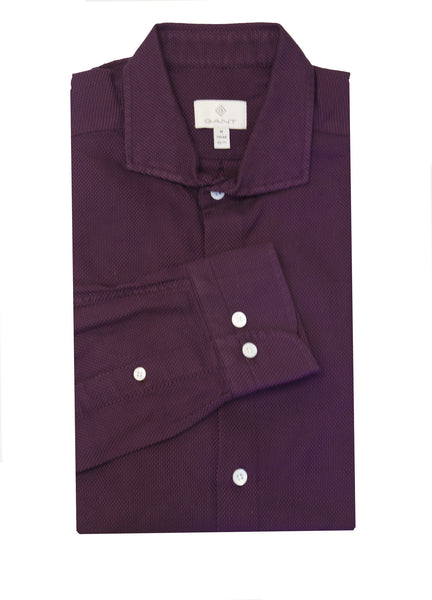 GANT DIAMOND G Men's Fitted Cocktail Cuff Dress Shirt 3050766 Size M $225 NWT