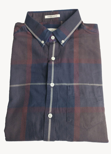 GANT DIAMOND G Men's French Roast Cotton Cashmere Fitted BD 3051502 Sz M NWT