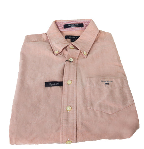 GANT Men's Pearl Peach Oxford Long Sleeve Shirt 306000 Size Medium NWT