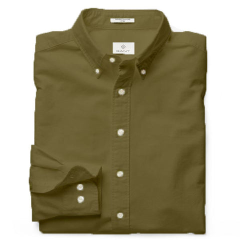 GANT DIAMOND G Men's Cypress Green Perfect Oxford Shirt 308012 Size M $185 NWT
