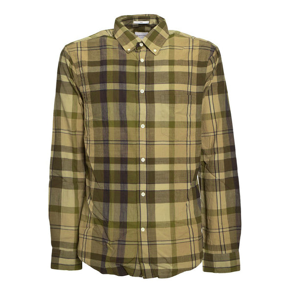 GANT RUGGER Men's Palm Leaf Fall Madras HOBD Shirt 3080432 Size M NWT