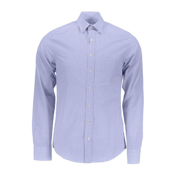 GANT DIAMOND G Men's Fitted Cubic Print Shirt 363115 Size M $225 NWT