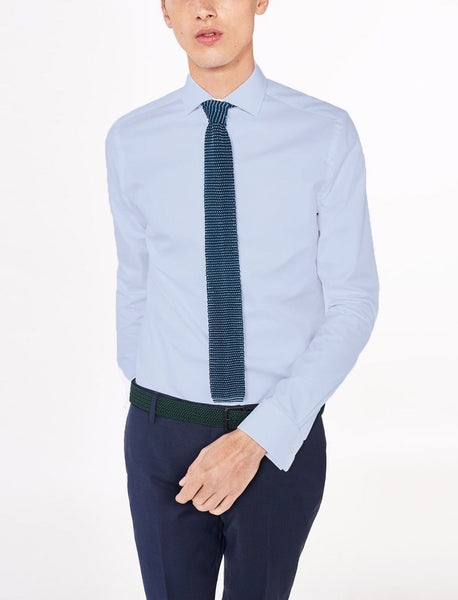 GANT DIAMOND G Men's Fitted Luxe Solid Twill Shirt 385007 Size 39 $225 NWT