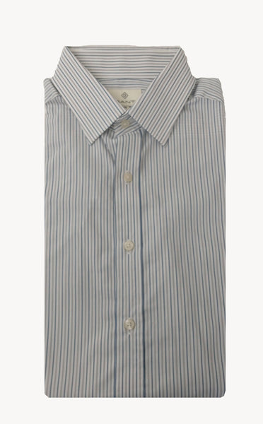 GANT DIAMOND G Men's Navy Fine Guard Stripe Traveler Town 303014 Size 39 NWT