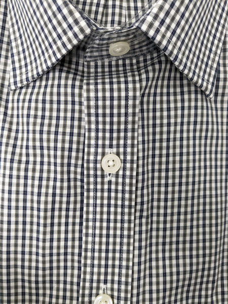 GANT Men's Marine Bold Guard Check Traveler Spread Shirt NWT
