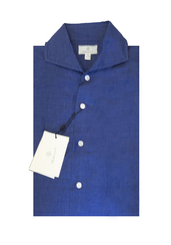 GANT DIAMOND G Men's Sky Indiolino Fitted Amalfi Shirt 384437 Size M $155 NWT
