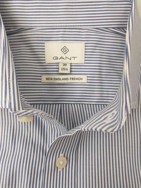 GANT DIAMOND G Men's Marine Herringbone Banker Fitted Spread 385017 Size 39 NWT
