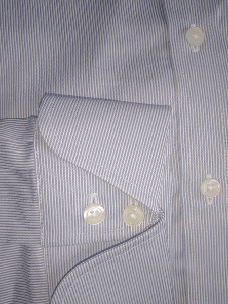 GANT DIAMOND G Men's Pique Stripe Fitted Town Shirt 385075 Size 39 NWT