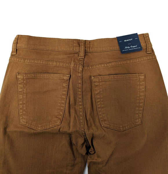 GANT Women's Peanut Colored Kelly Cropped Pants 410948 $198 NWT