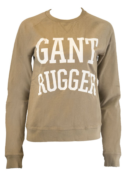 GANT RUGGER Burnt Grass Women's The Rugger Sweat 4208004 Size S $145 NWT