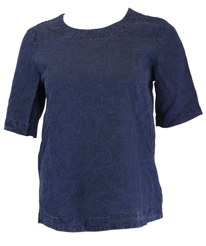 GANT RUGGER Women's Dark Indigo Shirt Back Blouse 4382000 Size S $120 NWT