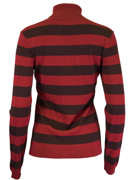 GANT Diamond G Women's Haute Red Striped Turtleneck 482508 Size S $125 NWT