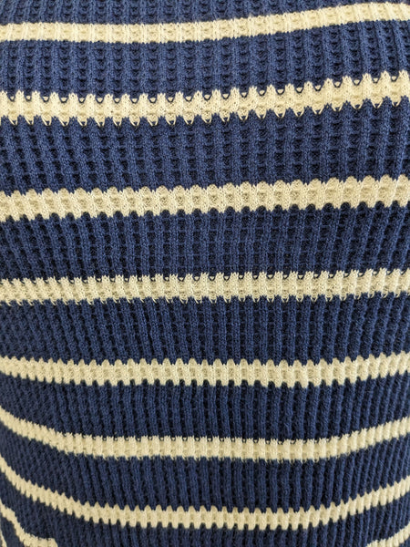 GANT Women's Pilot Blue Breton Stipe Boatneck Top 487016 Size Medium NWT