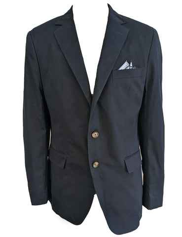 GANT Men's Navy Classic Cotton 2 Button Blazer 76502 Size 52 $645 NWT
