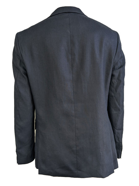 GANT Men's Navy Linen 2 Button Blazer 76506 Size 52 $495 NWT