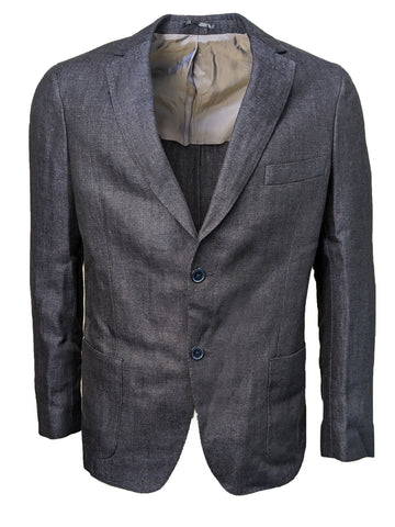 GANT LUXURY Men's Navy Herringbone Blazer 76546 Size 52 $895 NWT