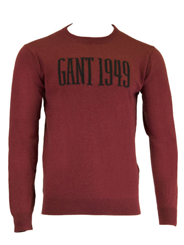 GANT Men's Mahogny Red O2 Gant 1949 Crew 8000013 Size Medium $160 NWT