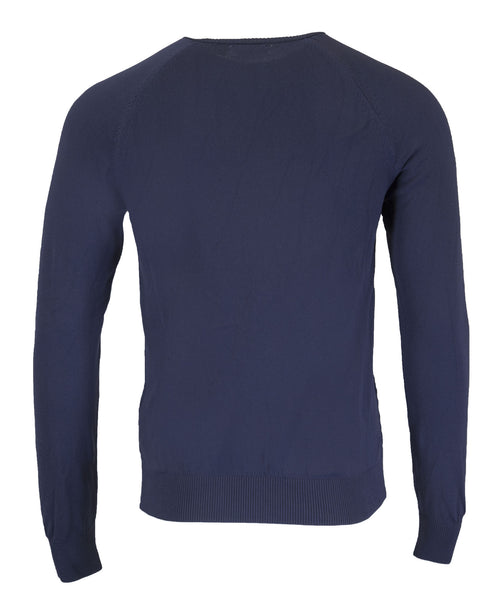 GANT DIAMOND G Men's Marine Basket Weave Crew 8050016 Size M $175 NWT