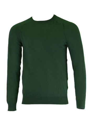 Gant Men's Cotton Cashmere Crew Sweater, Medium, Deep Pine