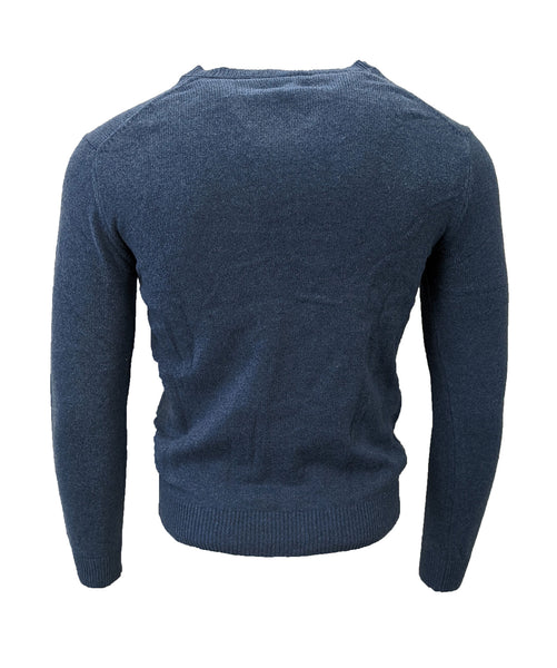 GANT RUGGER Men's Lake Blue The Vee Sweater Size Medium $145 NWT
