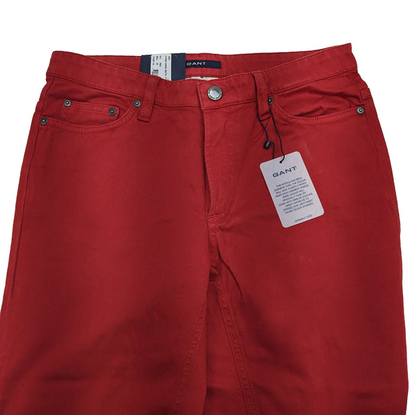 GANT Women's Red Carol Bootcut Pants 410366 Size 29/34 NWT