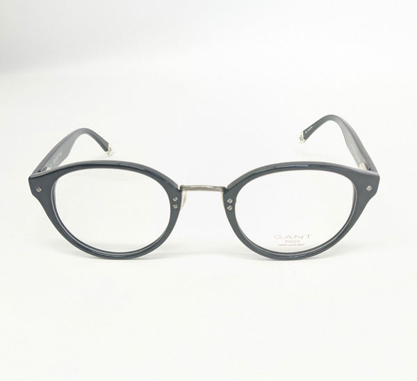 GANT RUGGER Men's Round Dante Eyeglass Frames 50-25-145  -Black NEW
